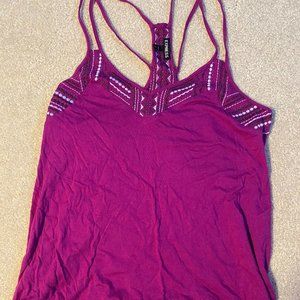 Express Strappy Purple Tank S